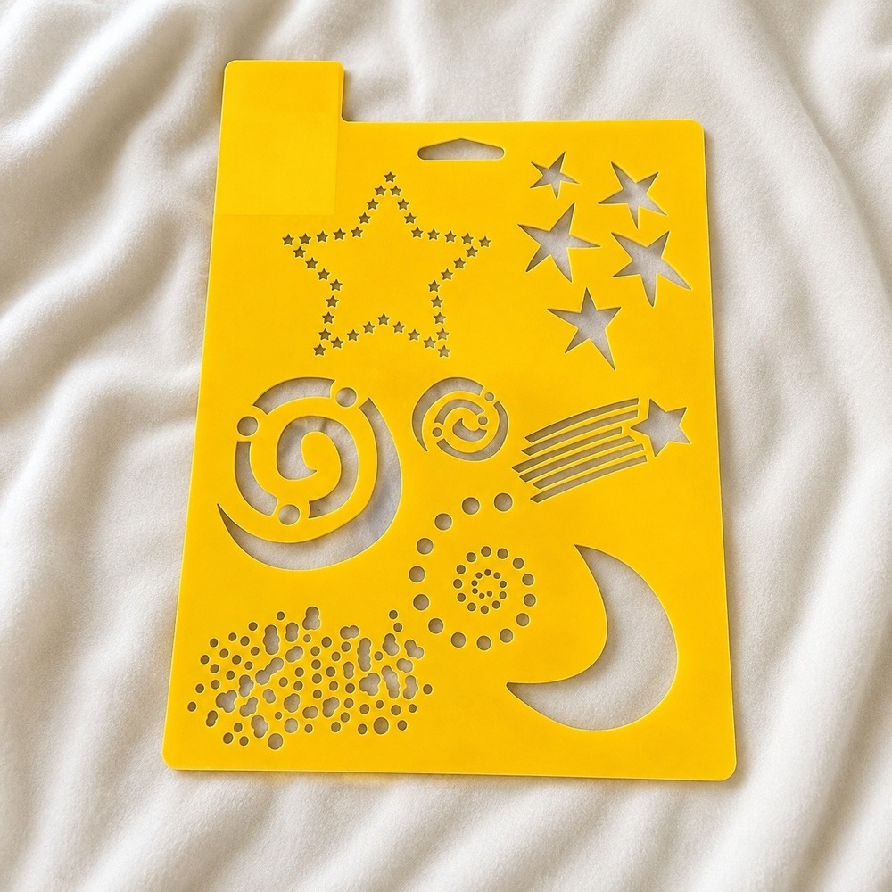 Delta Celestial Stencils Star Moon Reusable Plastic Craft Art Sheets‎ New